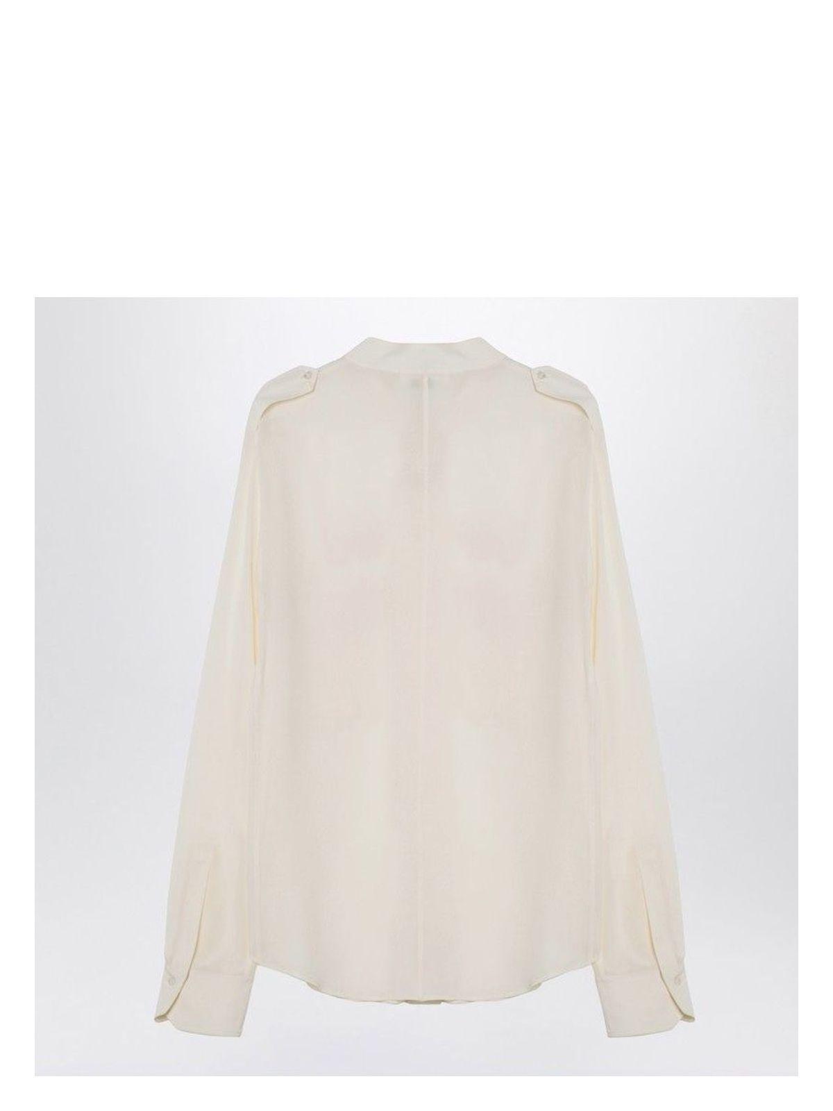 ChloÃ© Chloé Women's Ivory Silk Blouse Shirt in White