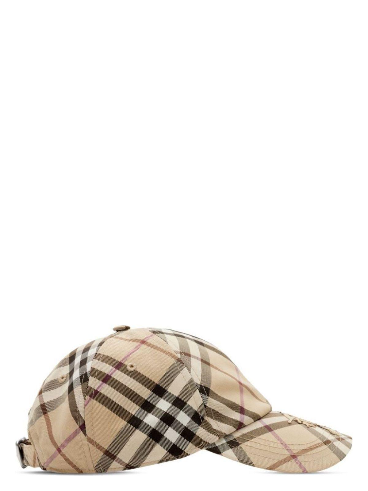 Burberry Women's Nylon Baseball Cap in Beige