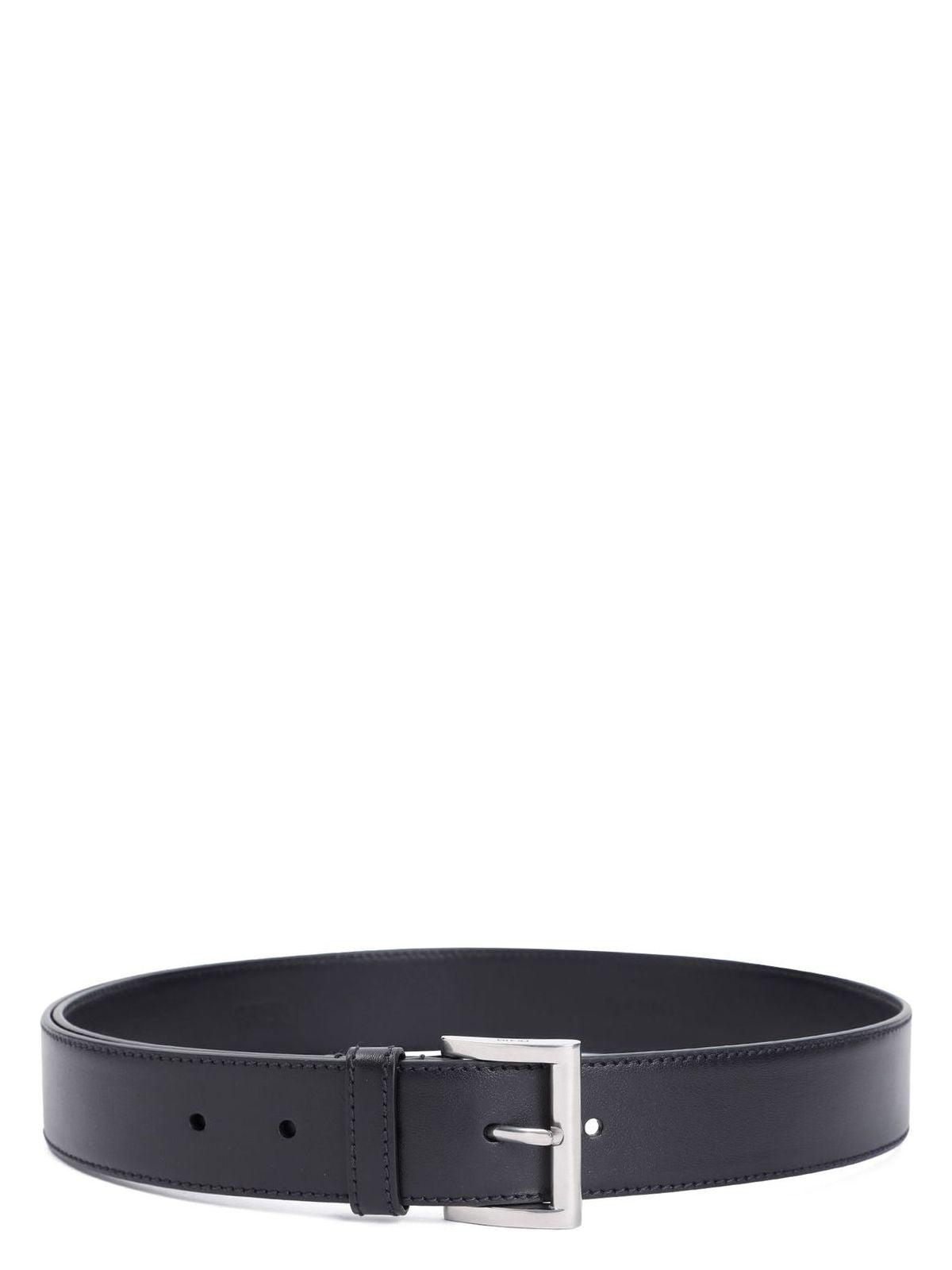 Prada Women's Leather Belt in Black