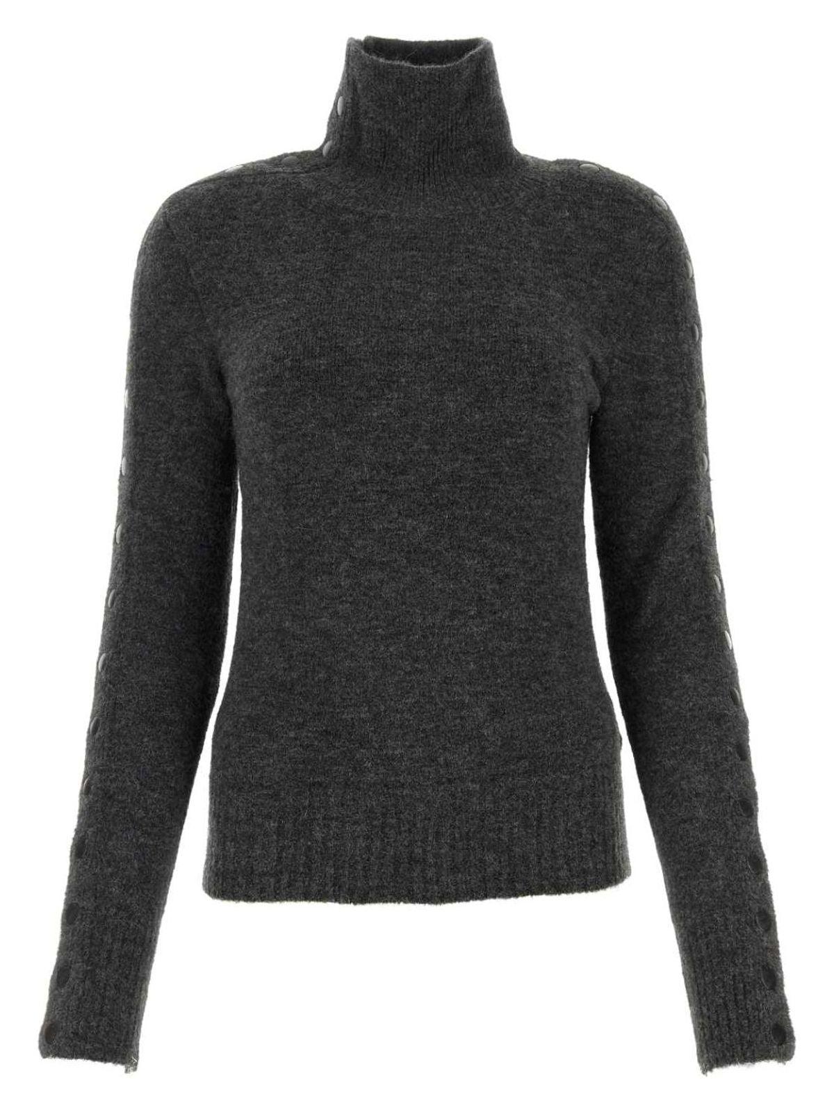 Isabel Marant Anthracite Nylon Blend Malo Sweater