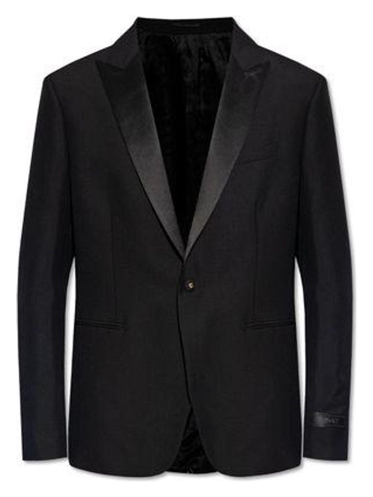 Versace Women's Wool Blend Blazer and Duchess Tuxedo Jacket