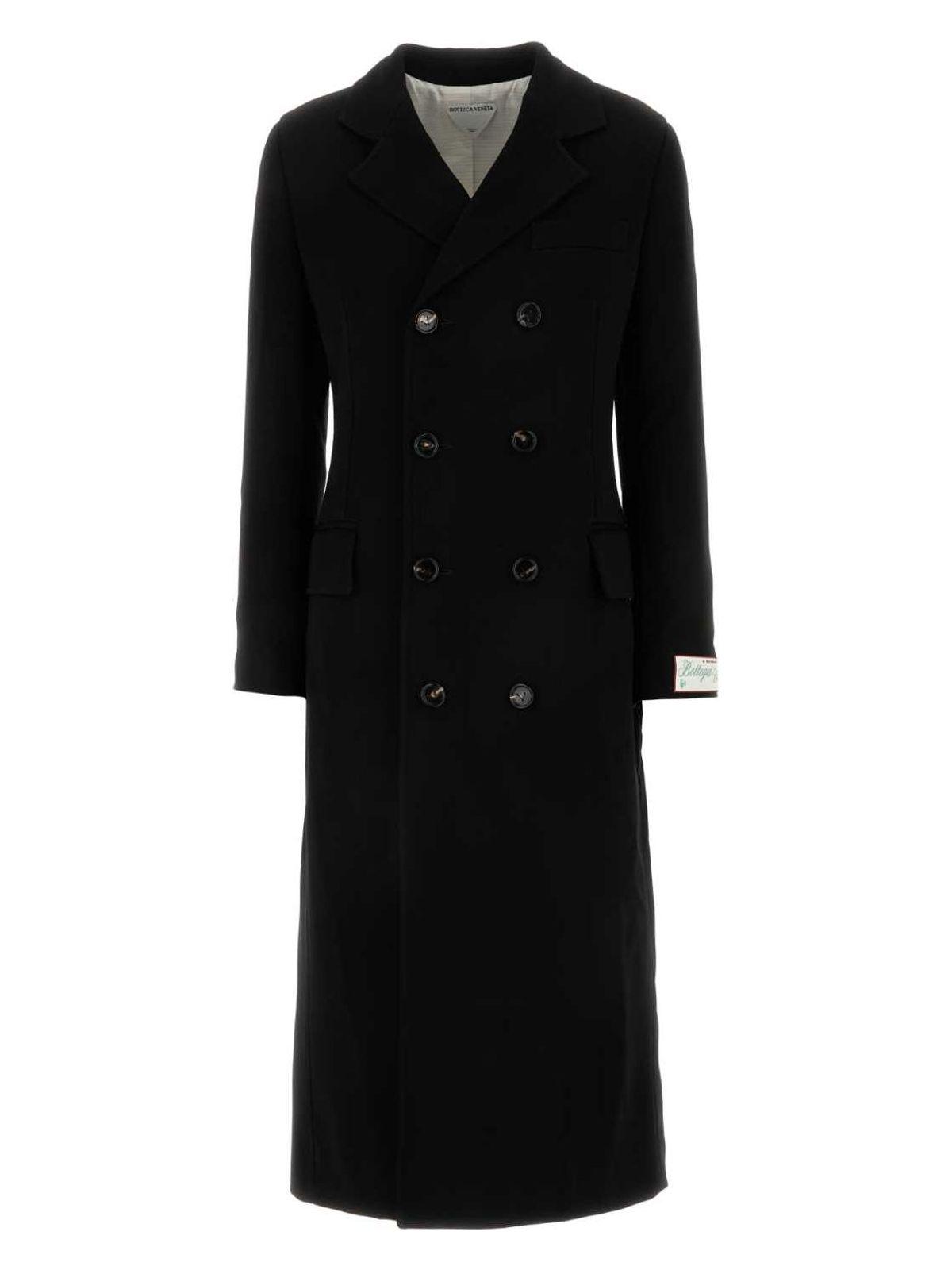 Bottega Veneta Women's Jersey Coat in Black