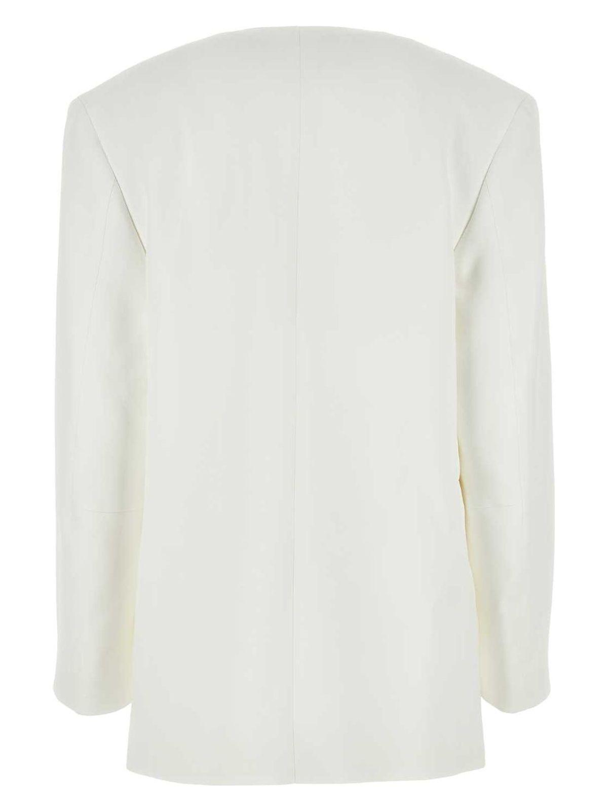 Jil Sander Women's Viscose Blazer in White