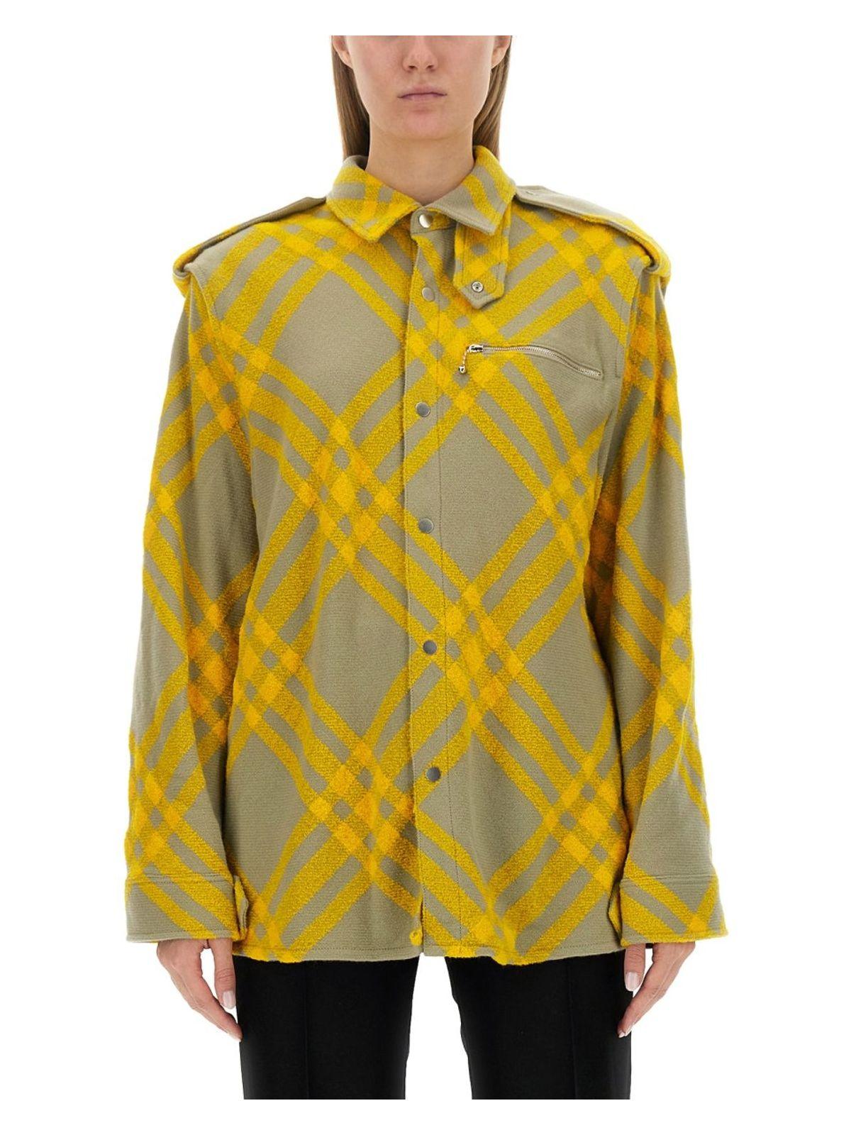 Burberry Women's Embroidered Wool Blend Shirt