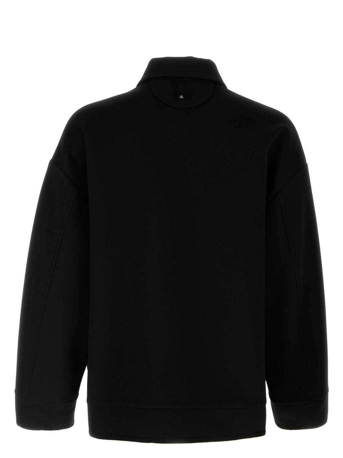 Valentino Garavani Black Wool Blend Oversize Jacket