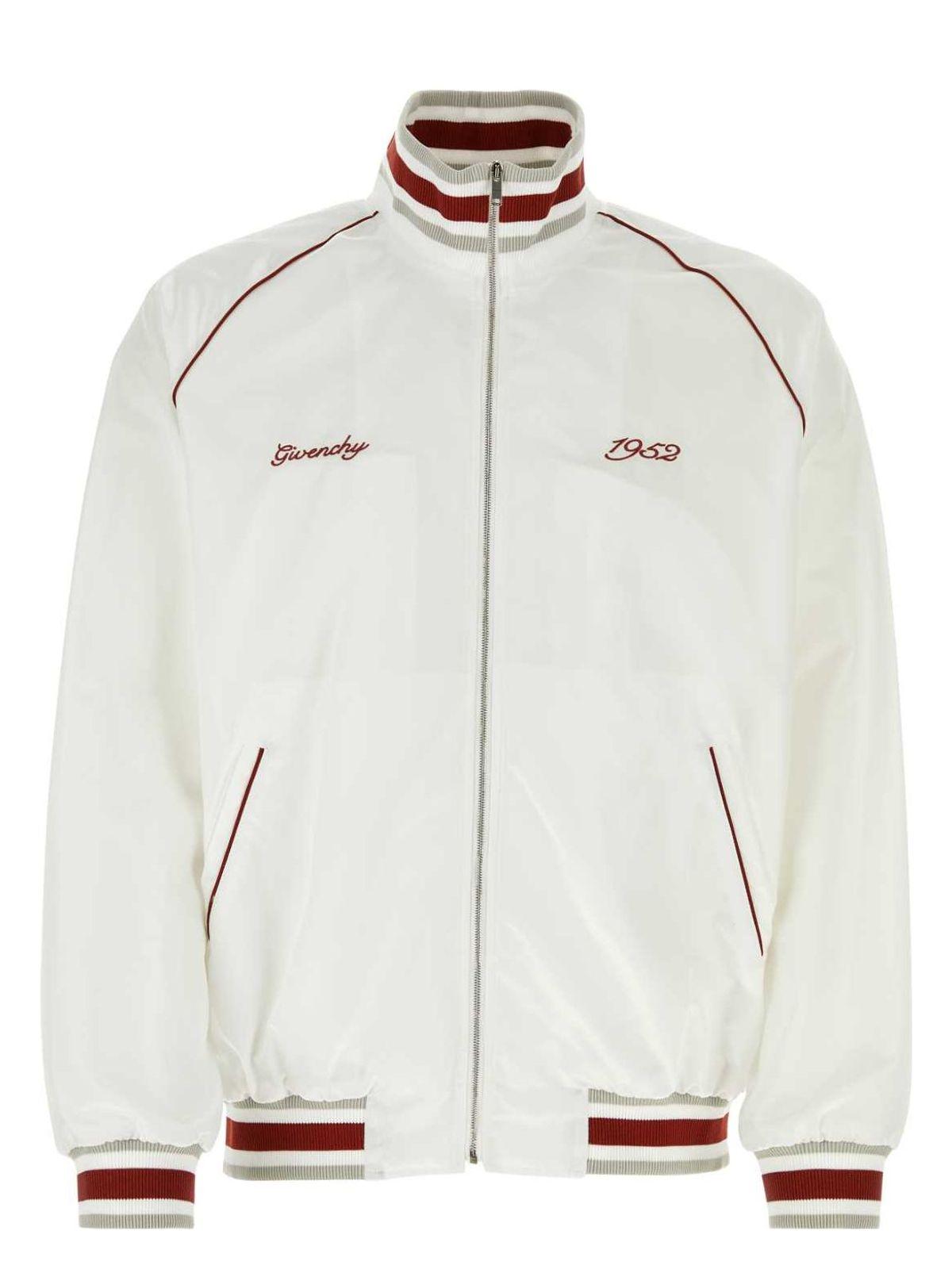 Givenchy Women's Nylon Bomber Jacket in White