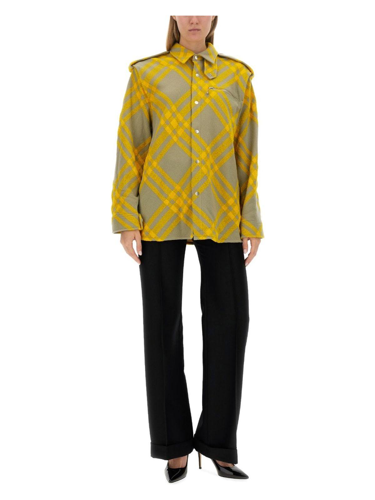 Burberry Women's Embroidered Wool Blend Shirt