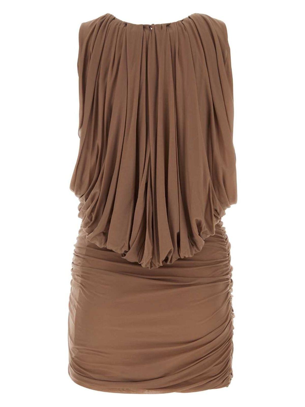 Saint Laurent Draped Mini Dress