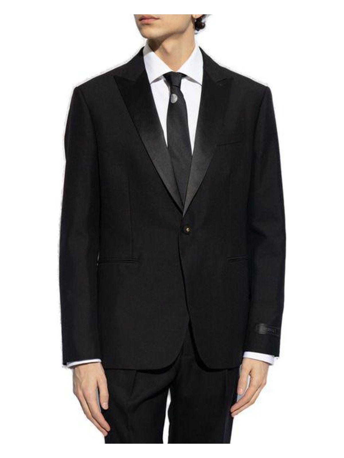 Versace Women's Wool Blend Blazer and Duchess Tuxedo Jacket