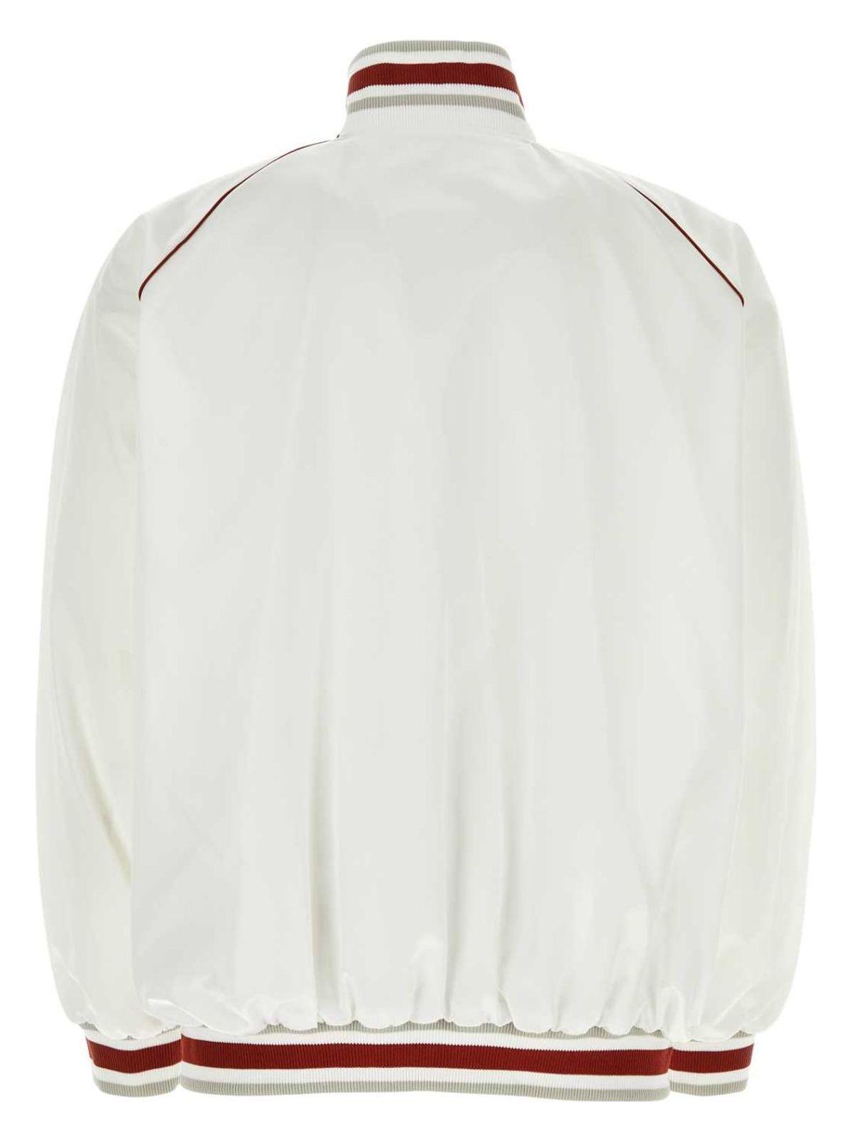 Givenchy Women's Nylon Bomber Jacket in White