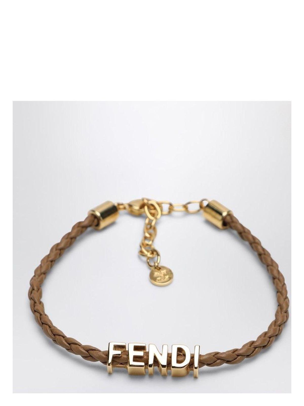 Fendi Women's Forever Bracelet in Gold-Coloured Metal