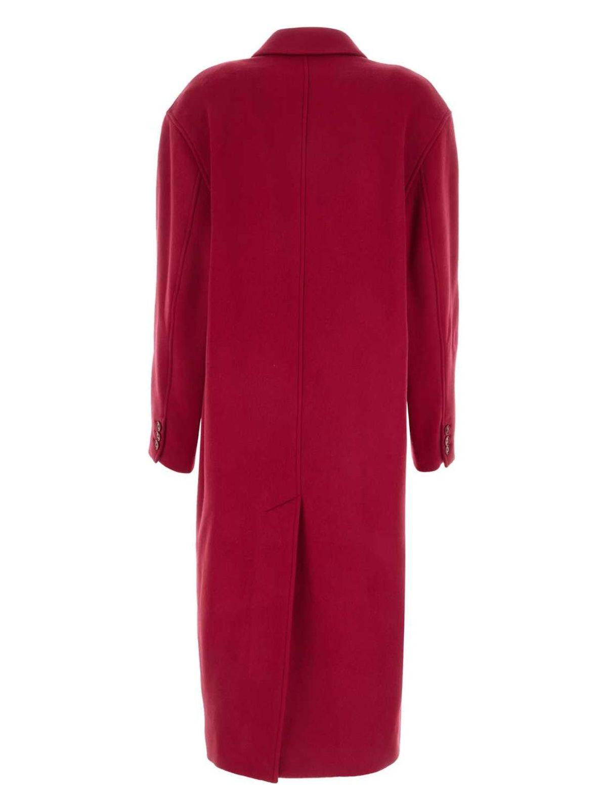 Isabel Marant Theodore Double-breasted Wool Blend Coat