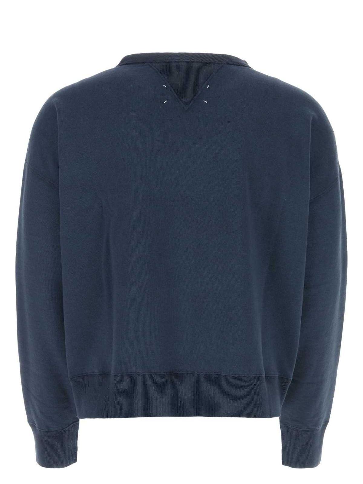 Maison Margiela Crew-neck Sweatshirt With Reverse Logo