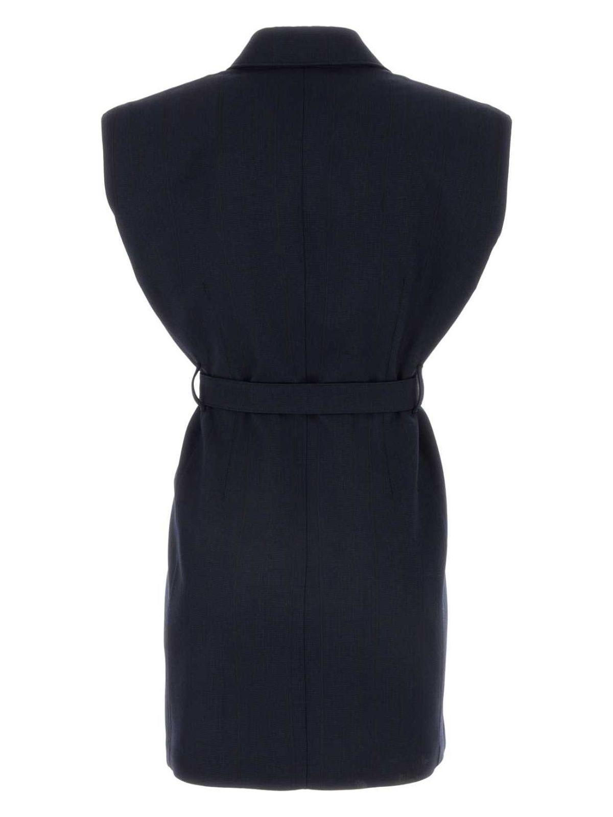Prada Women's Navy Wool Vest