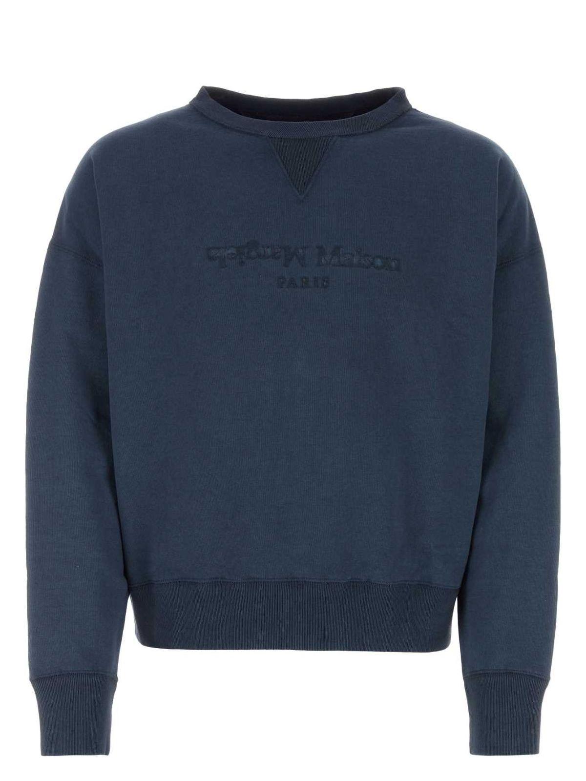 Maison Margiela Crew-neck Sweatshirt With Reverse Logo
