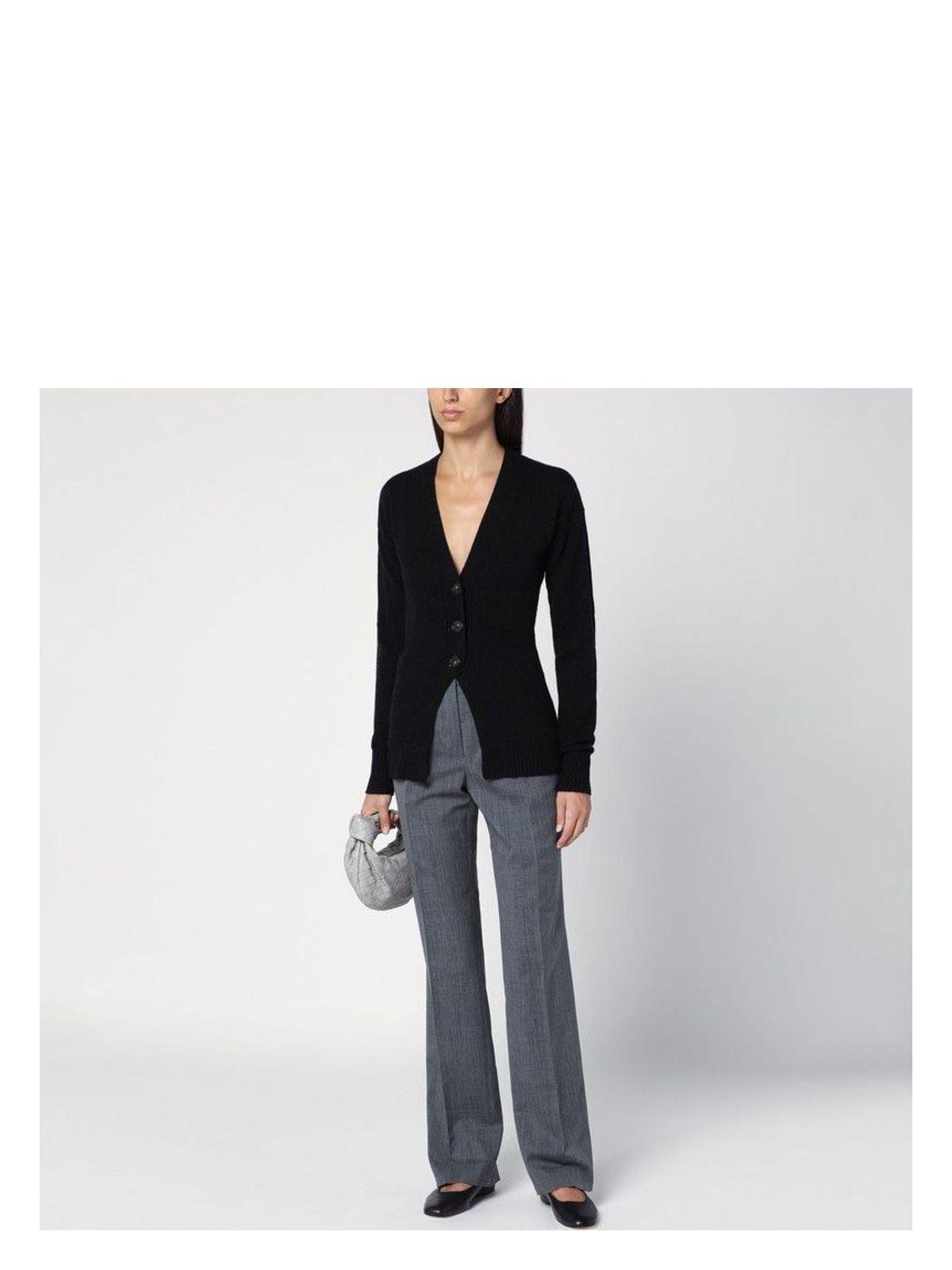 Jil Sander Women's Wool Trousers in Grey