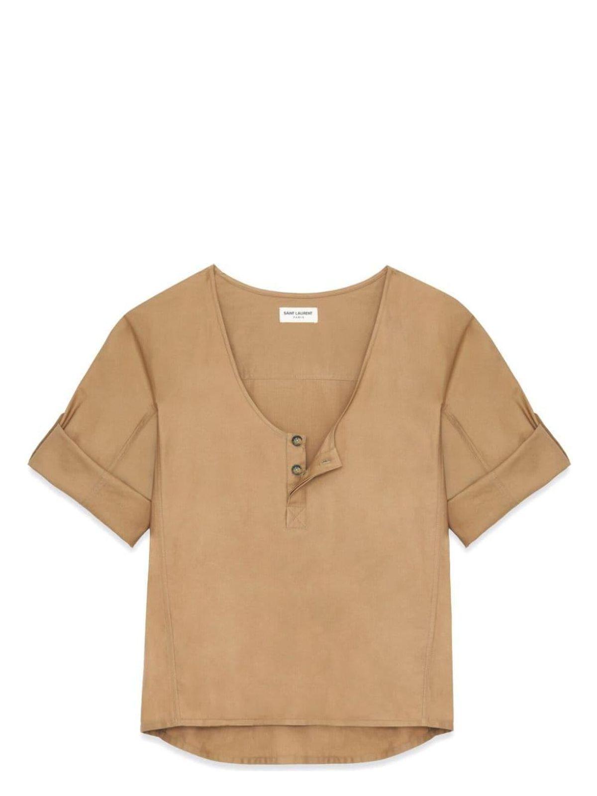 Saint Laurent Twill Blouse