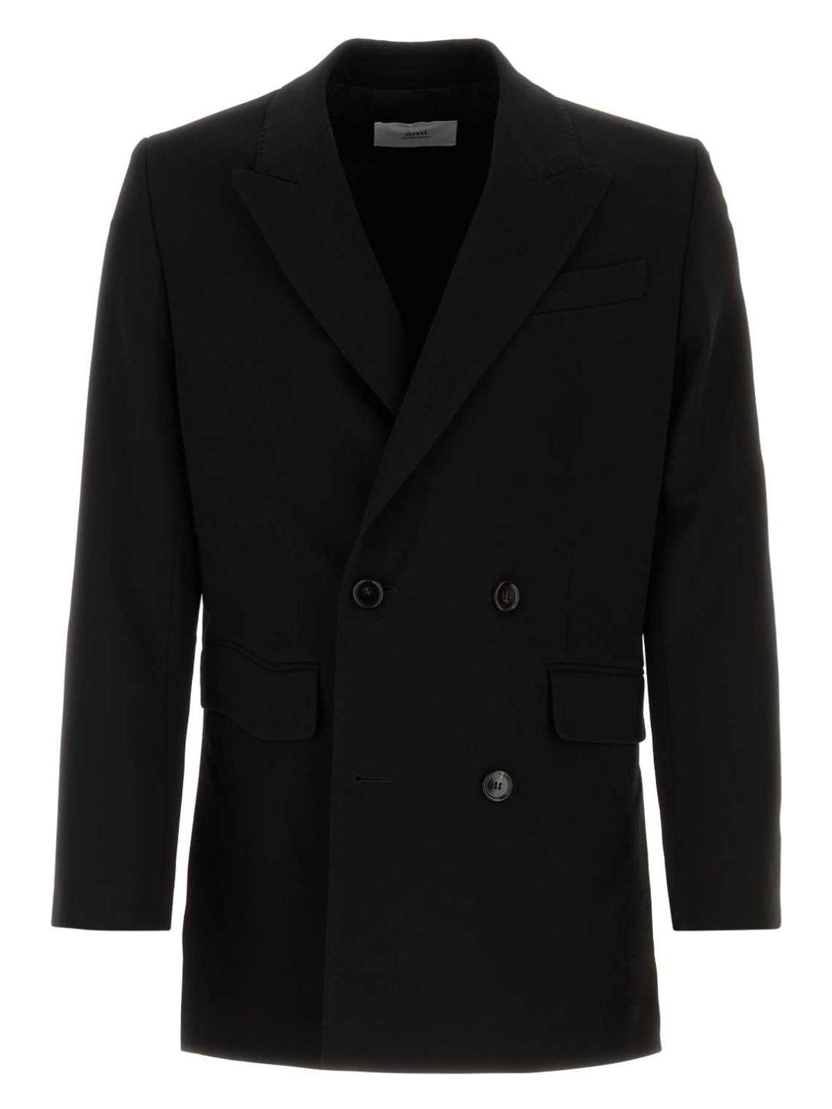 Ami Alexandre Mattiussi Black Wool Blazer