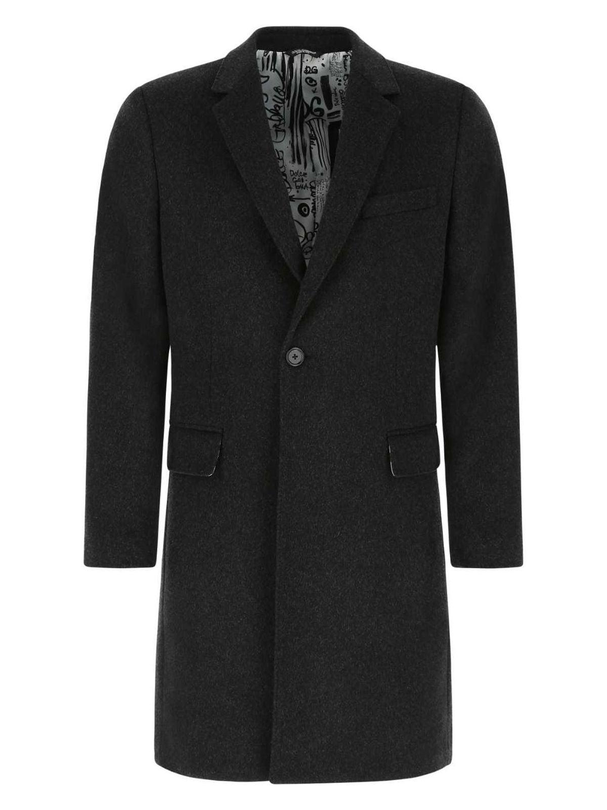 Dolce & Gabbana Wool Blend Coat