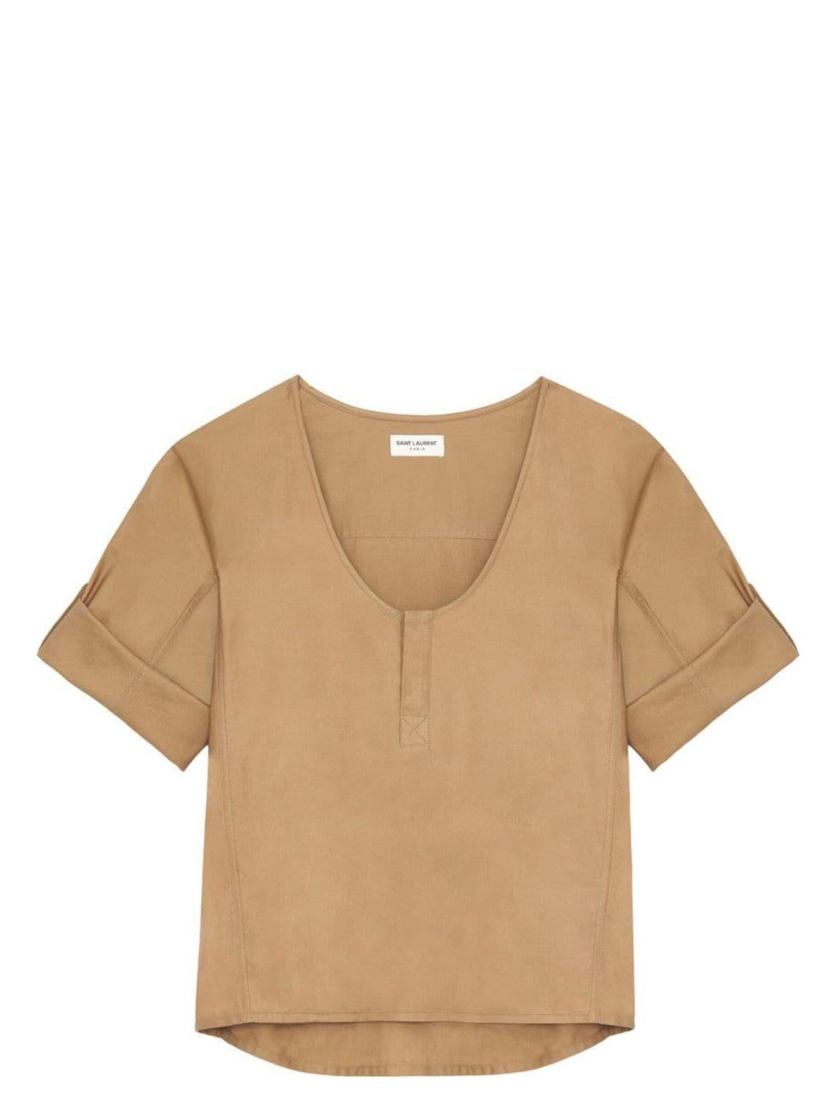 Saint Laurent Twill Blouse