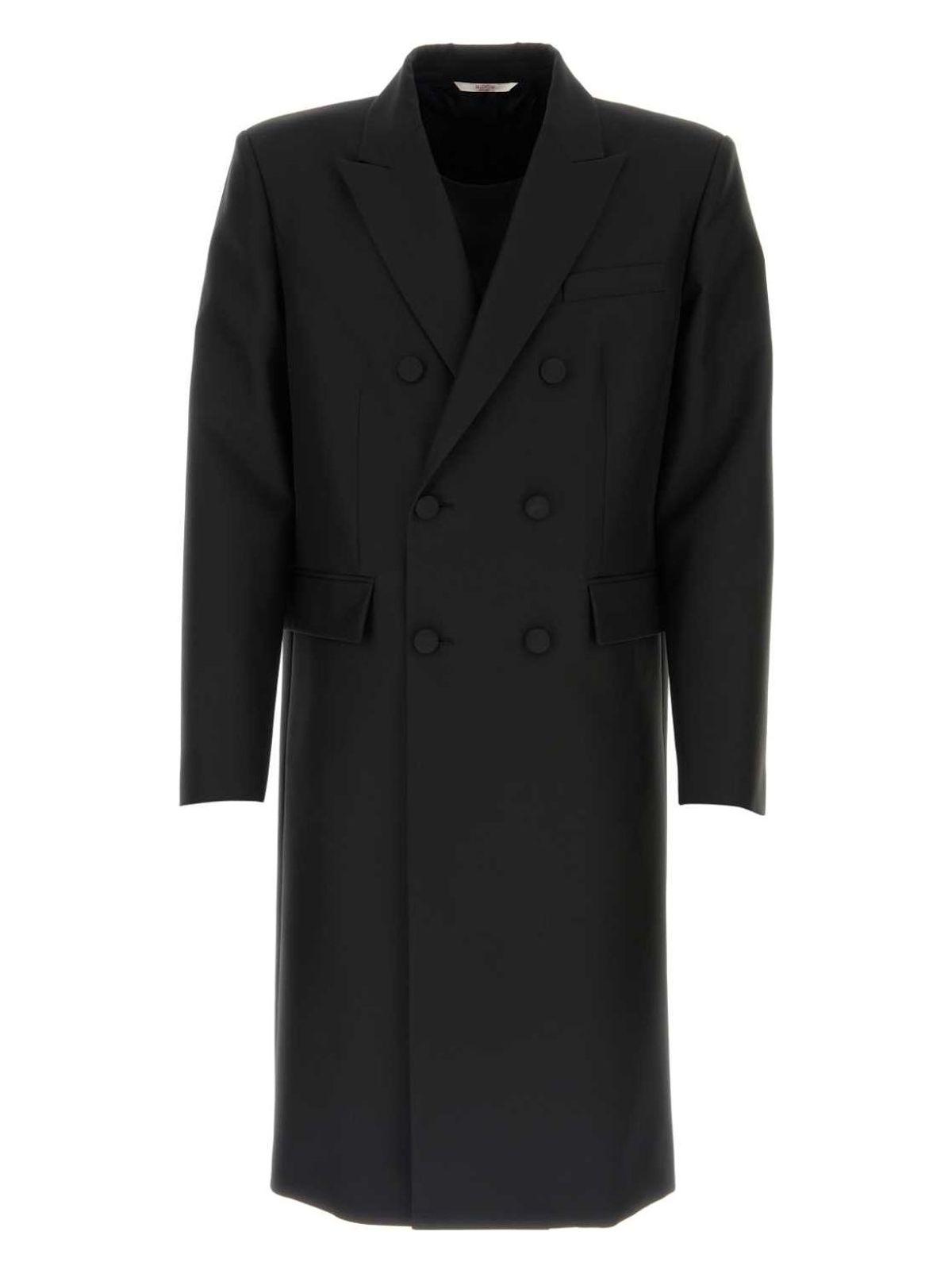 Valentino Garavani Black Tech Nylon Coat