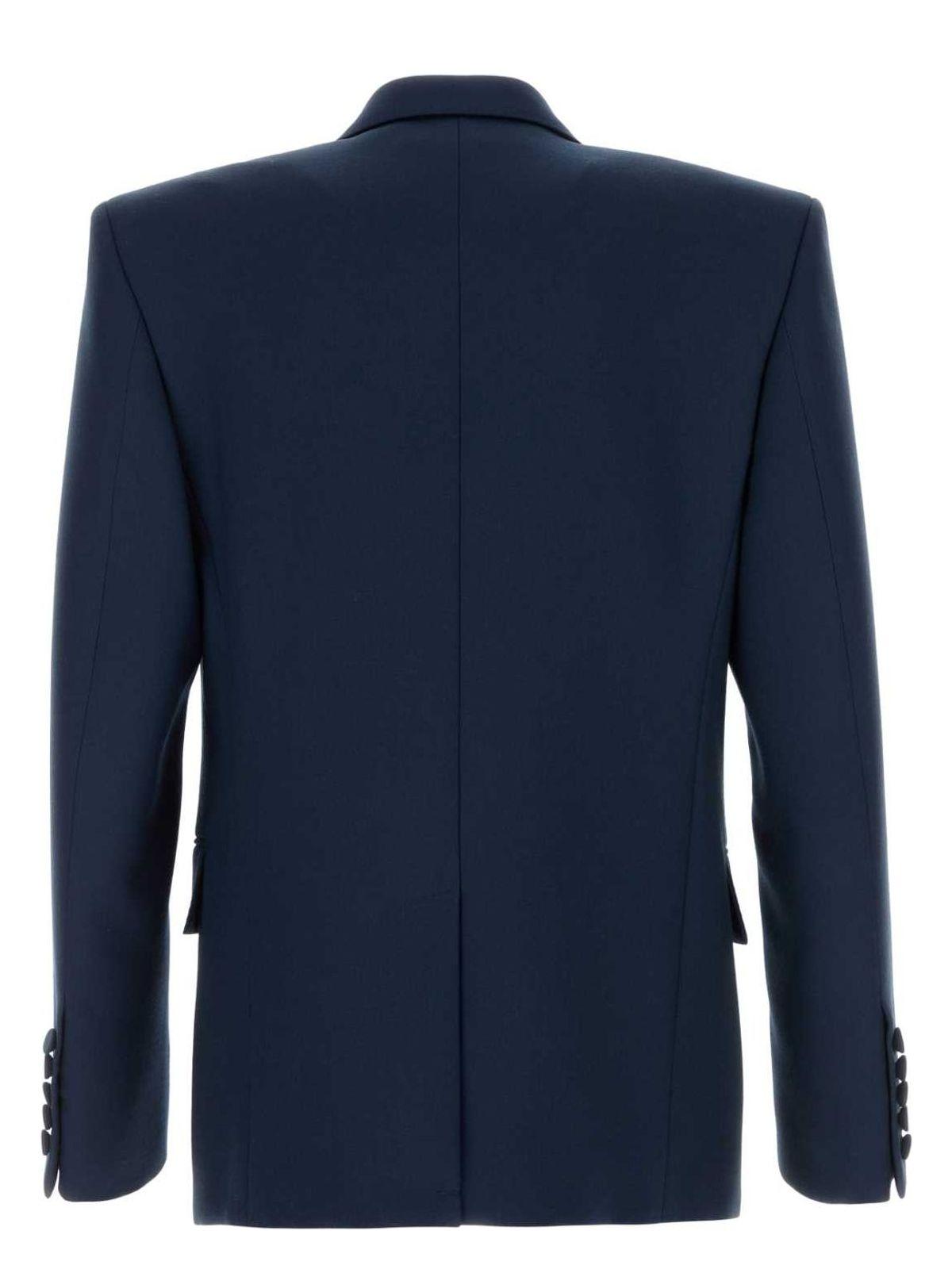 Valentino Garavani Navy Blue Wool Blazer