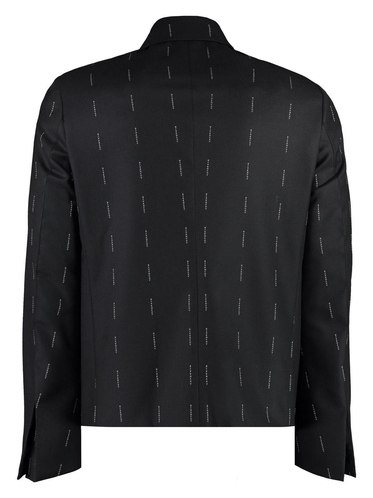 Givenchy Men's Wool Zipped Jacket in Black
