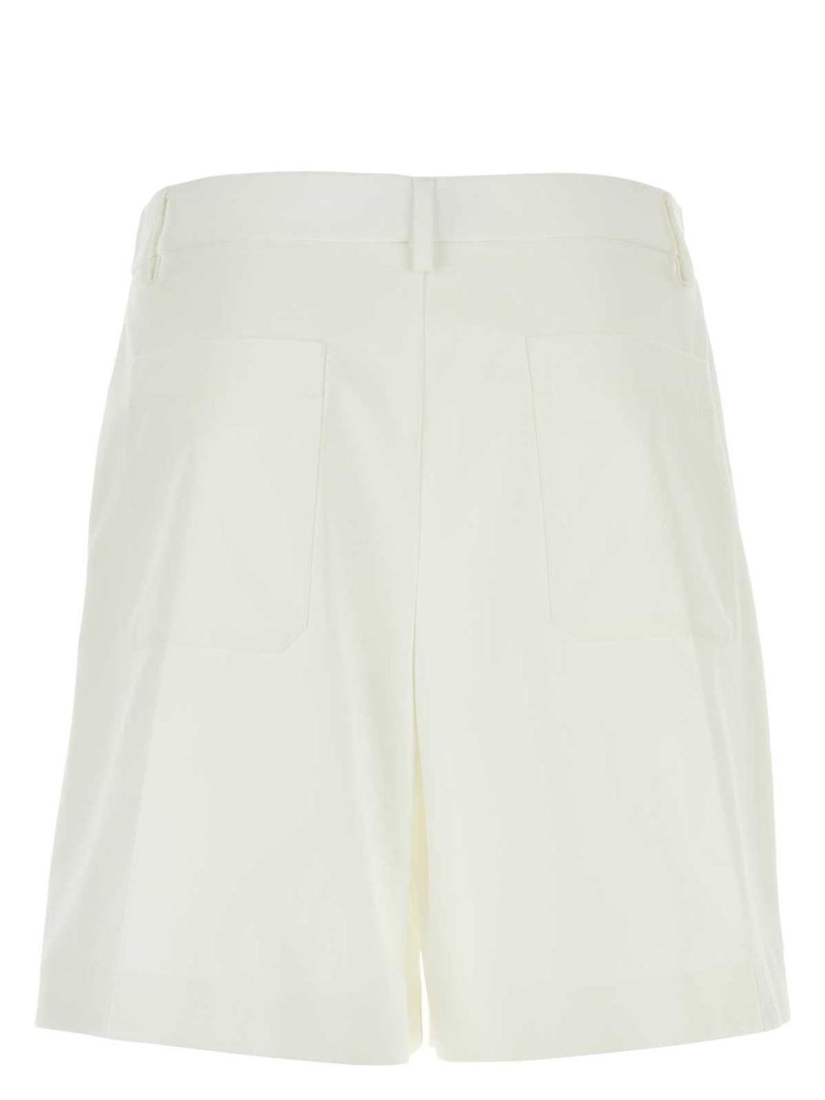 Valentino Garavani White Cotton Bermuda Shorts