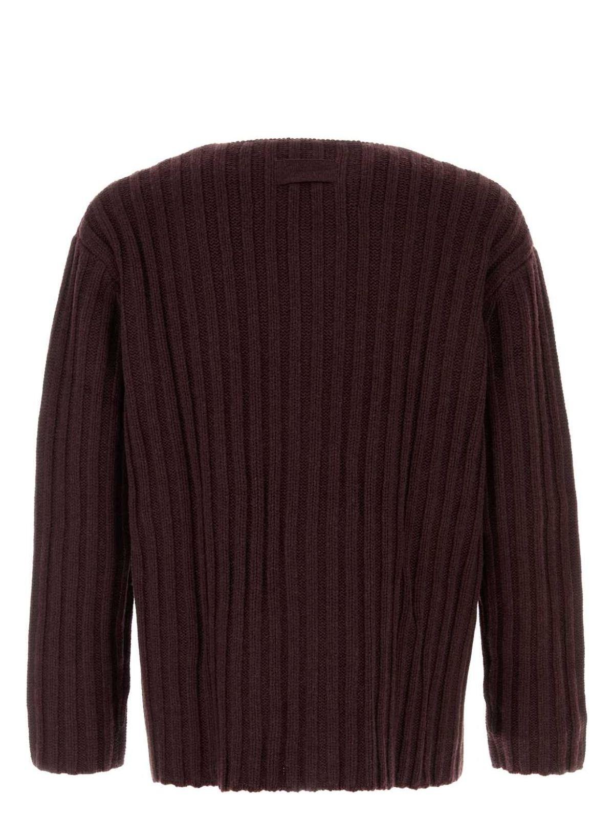 GIVENCHY Burgundy Cashmere Cardigan