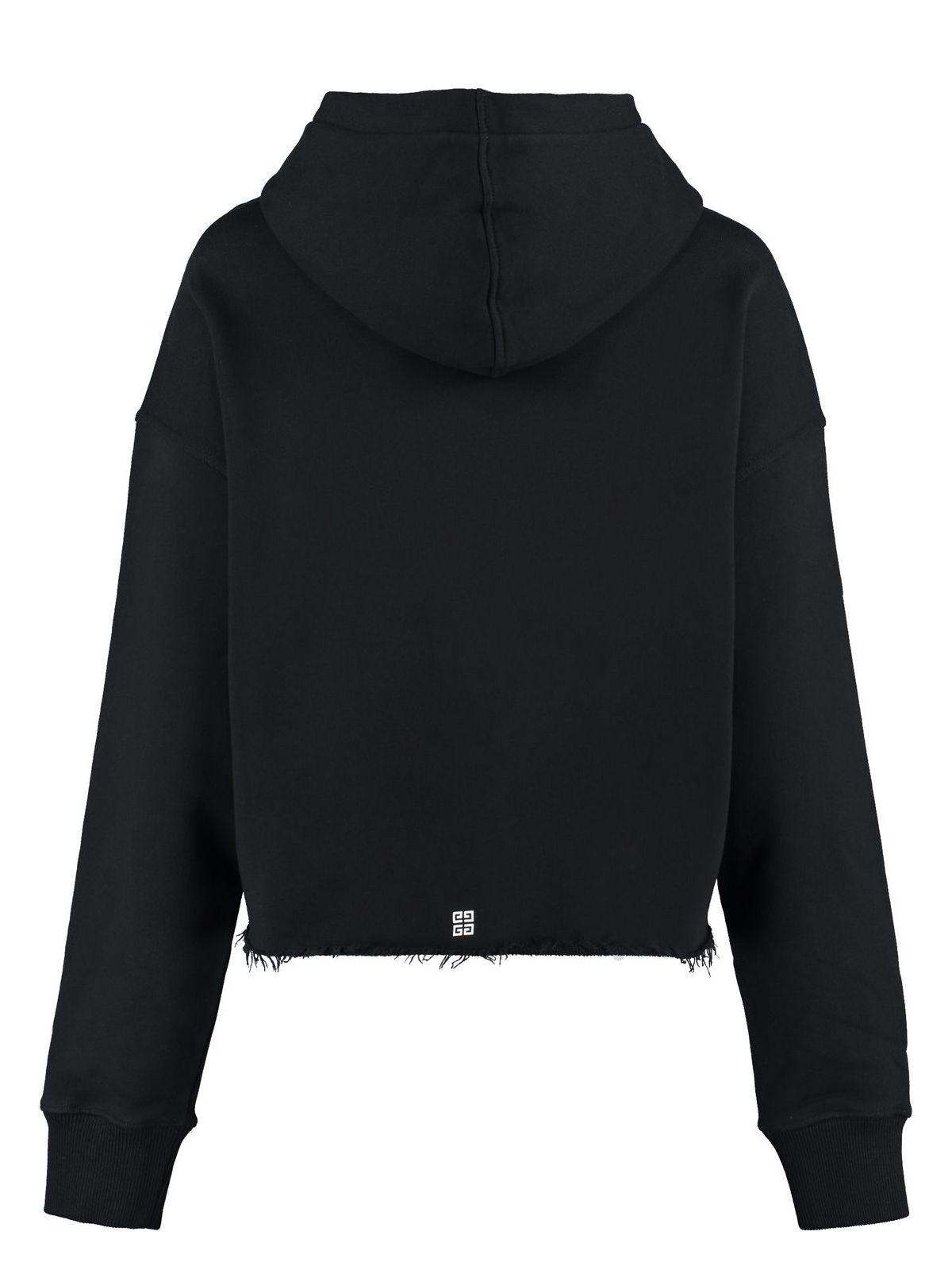 Givenchy Women's Sweatshirts and Cropped Hoodies in Black