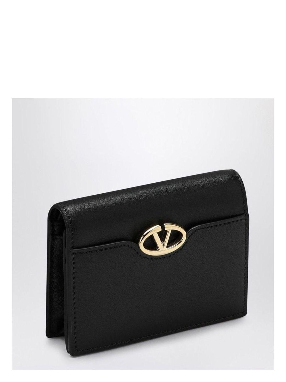 Valentino Garavani Women's Wallet Vlogo The Bold Edition in Black