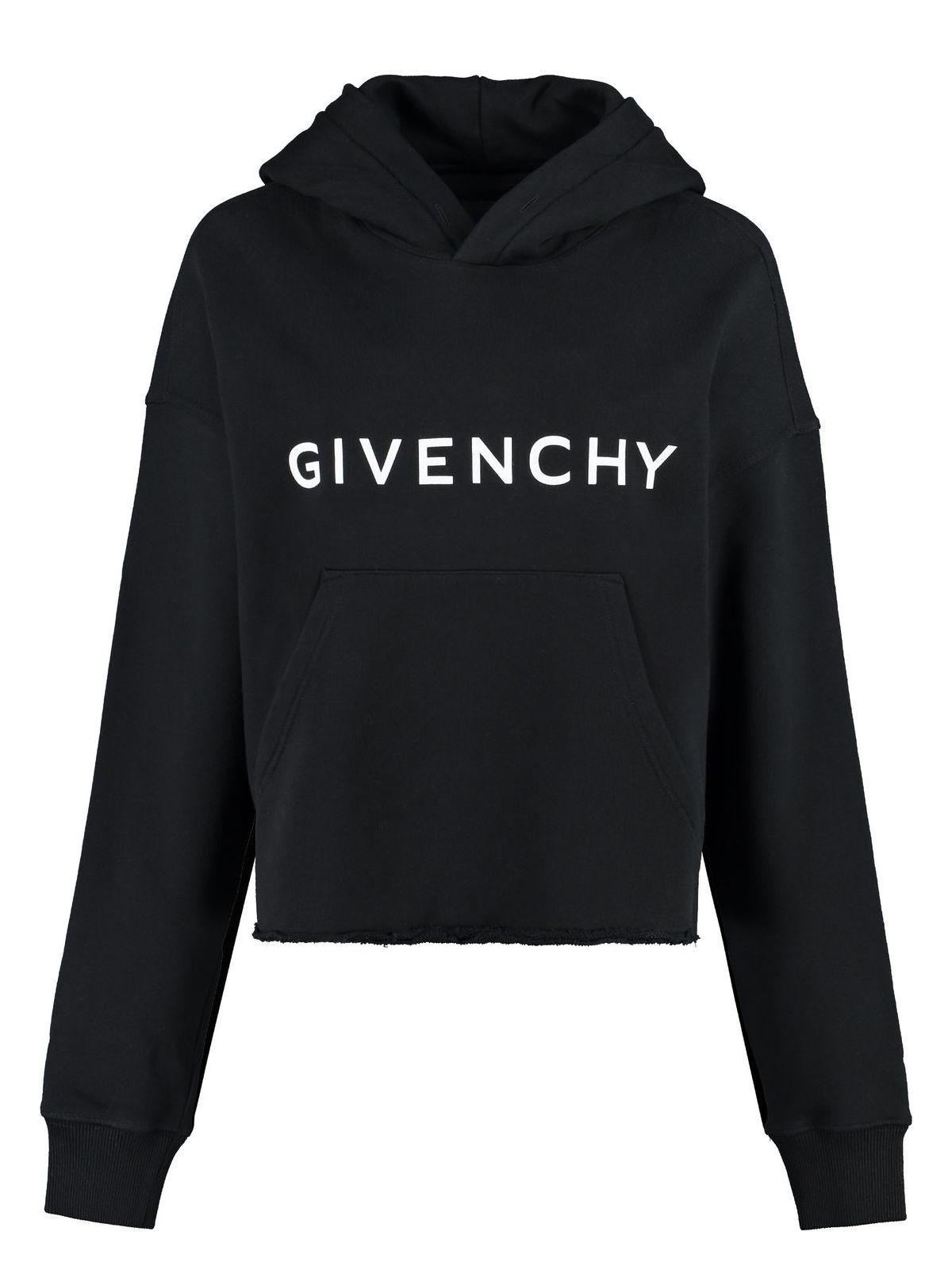 Givenchy Women's Sweatshirts and Cropped Hoodies in Black