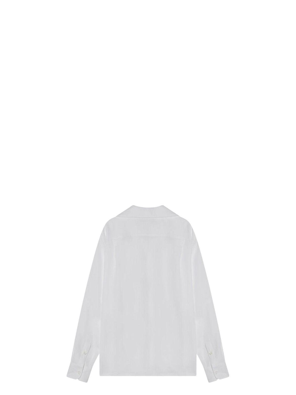 Dolce & Gabbana White Linen Shirt