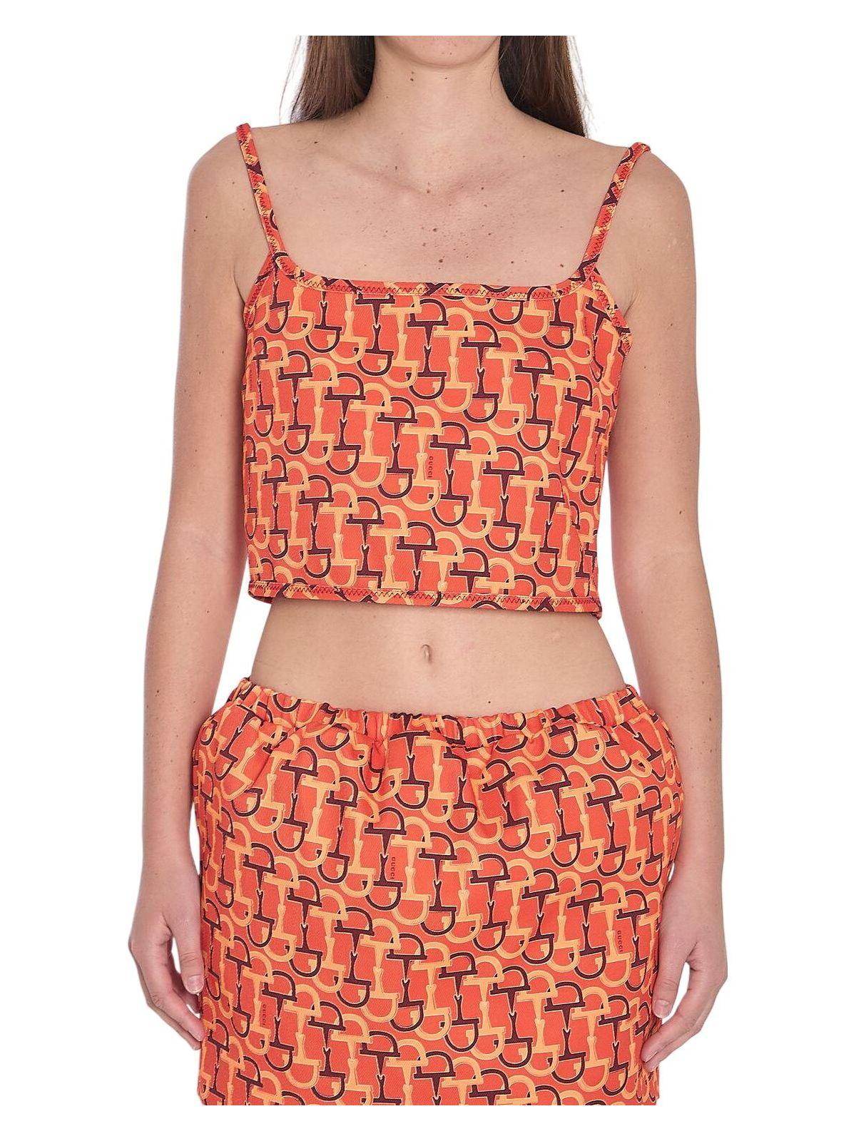 Gucci Women's Printed Cotton Top