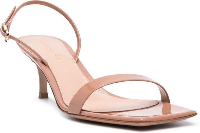 Gianvito Rossi Women's Ribbon Leather Sandals in Pistacchio