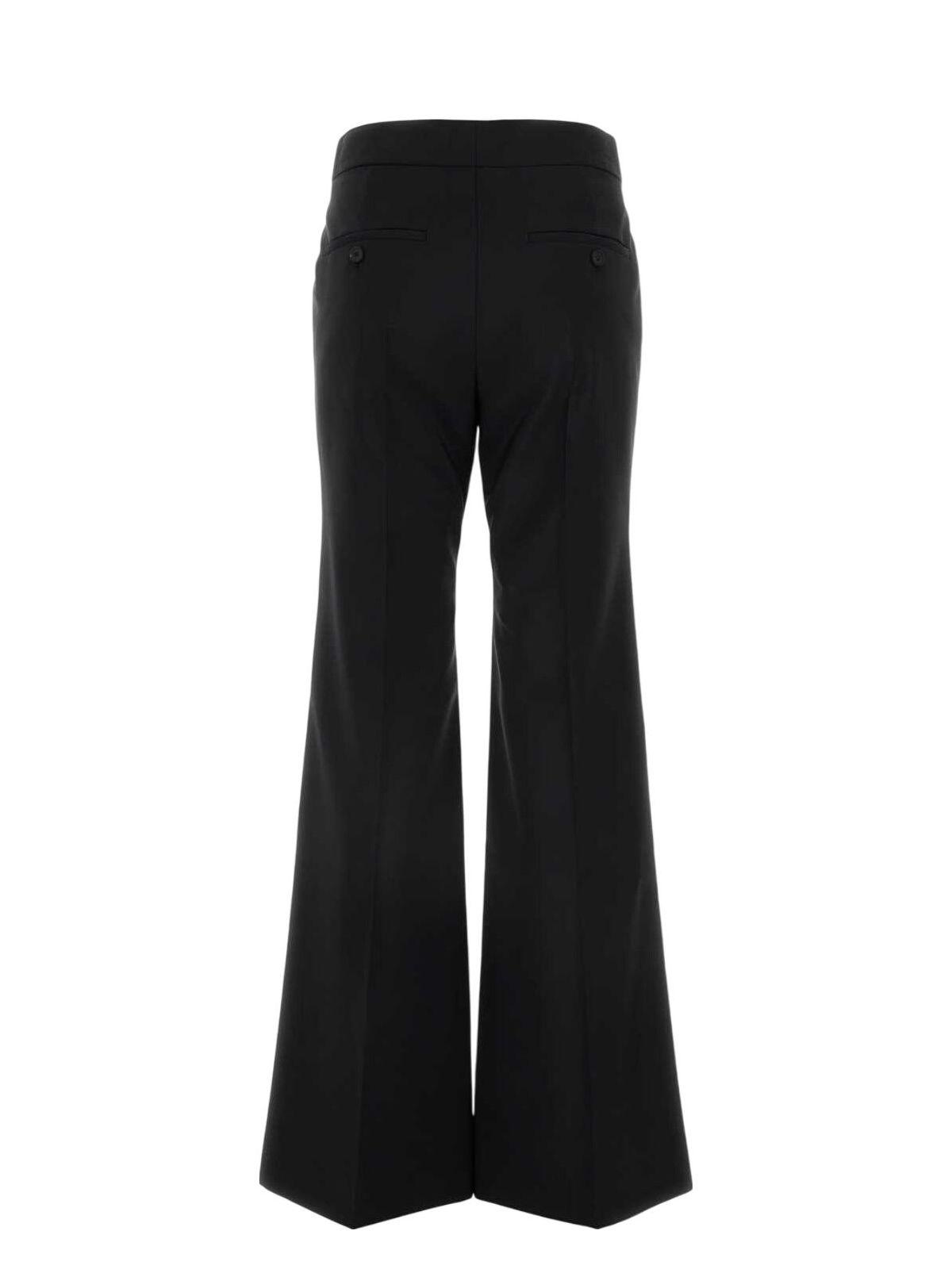 Givenchy Women's Wool Blend Flared Leg Pant in Black