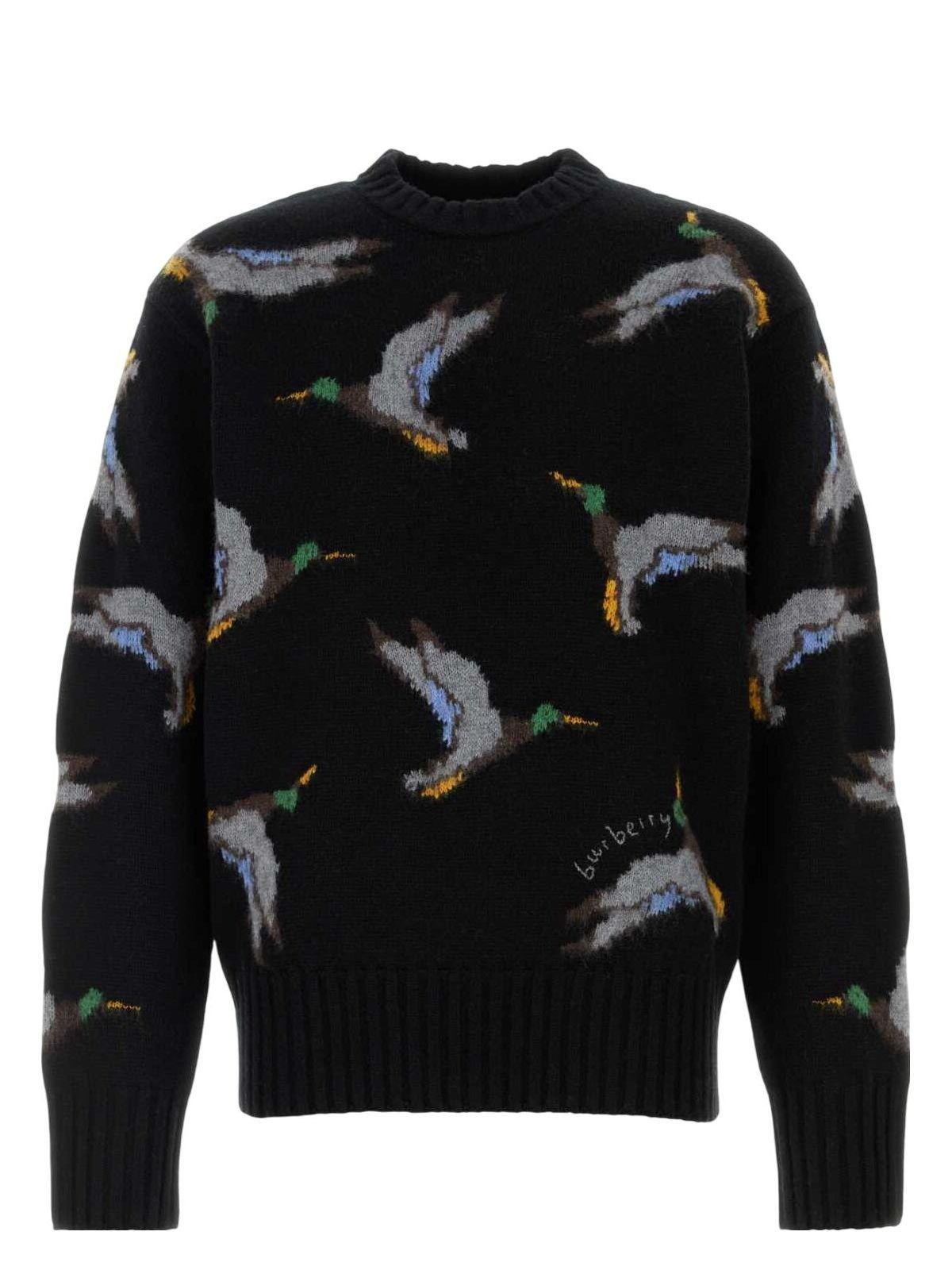 Burberry Embroidered Wool Sweater