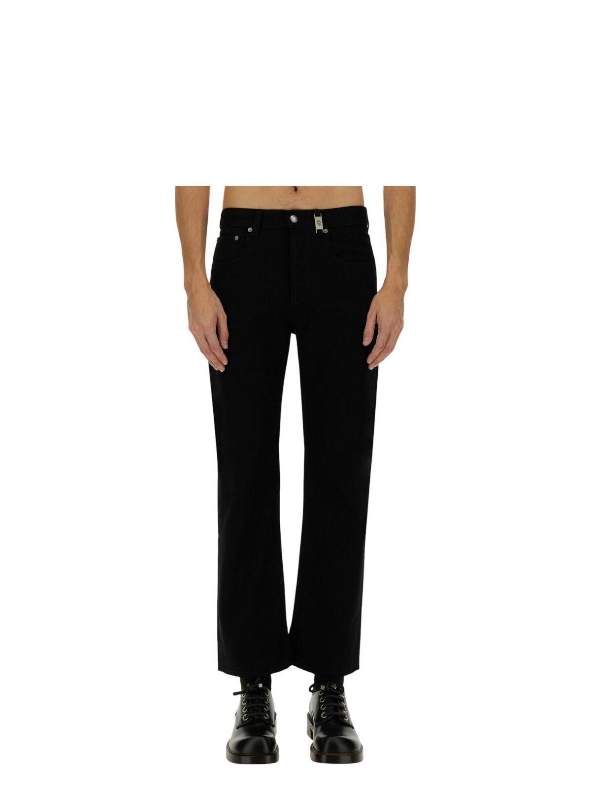 Alexander Mcqueen Men's Cotton Pants and Denim Jeans in Black