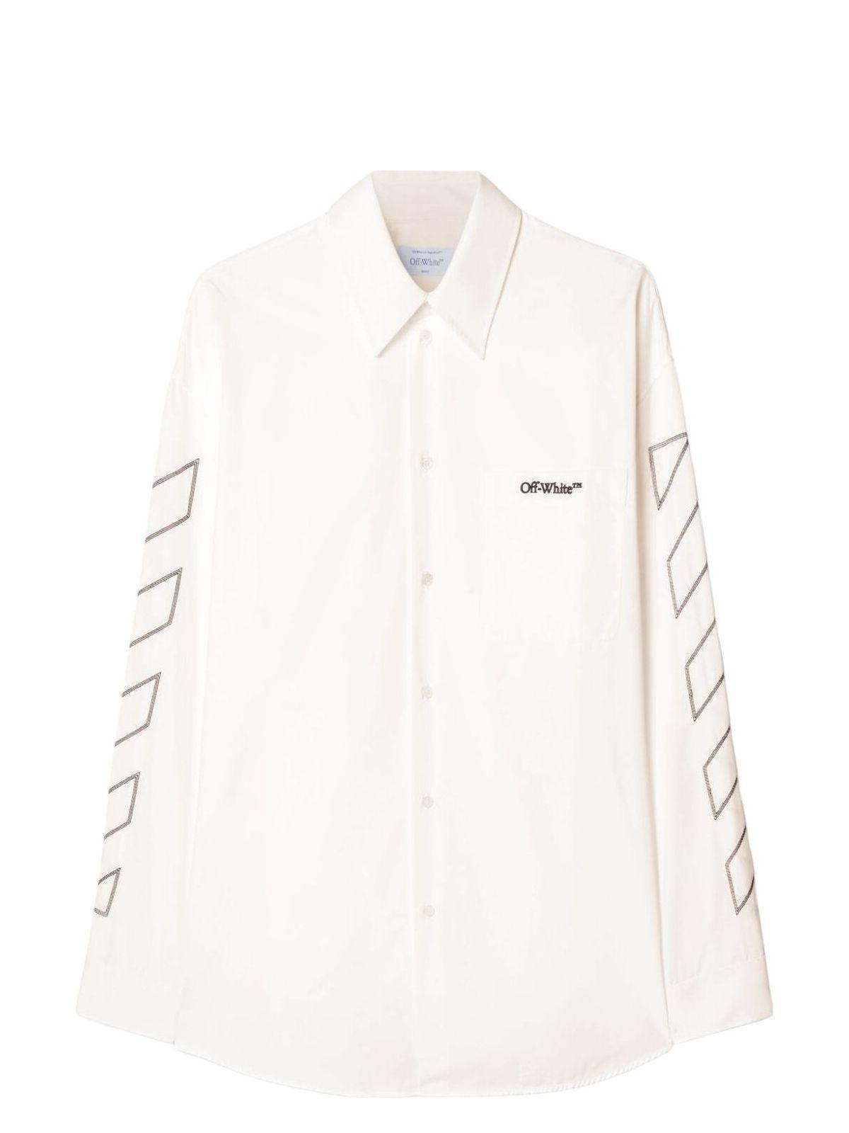 Off-White Men's Pure Cotton Elegant Shirt