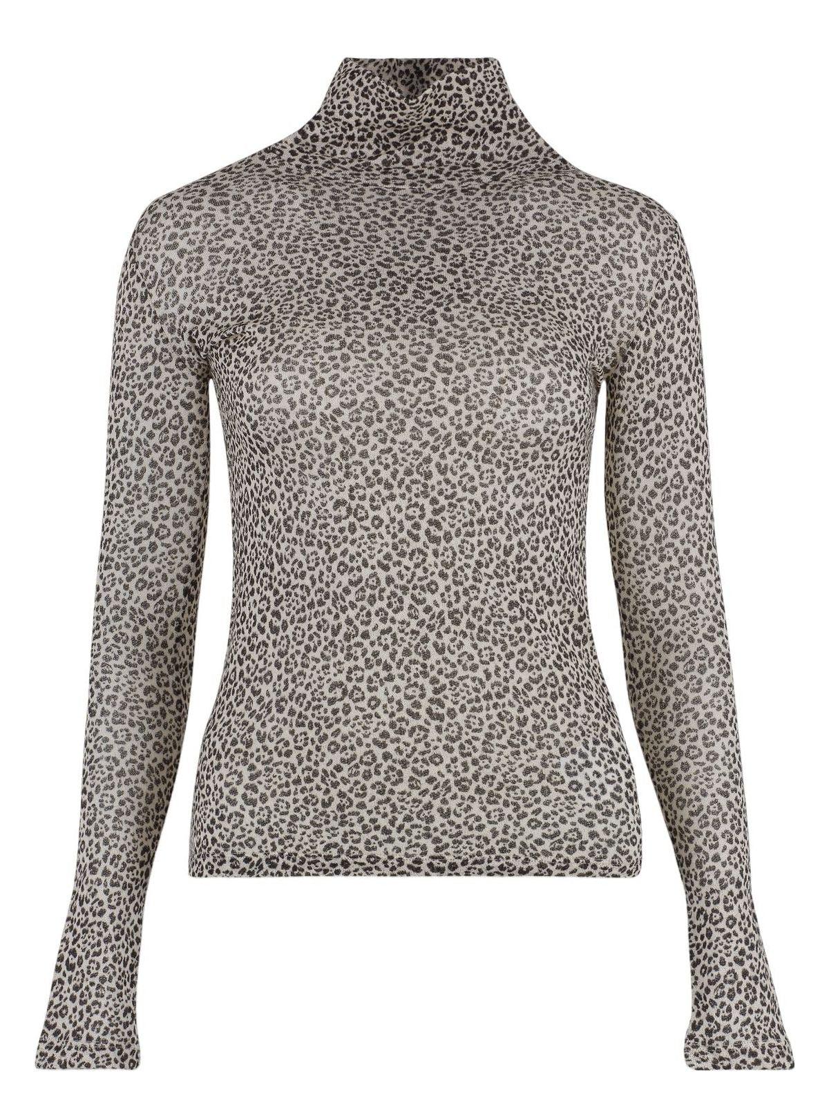 Saint Laurent Printed Wool Top