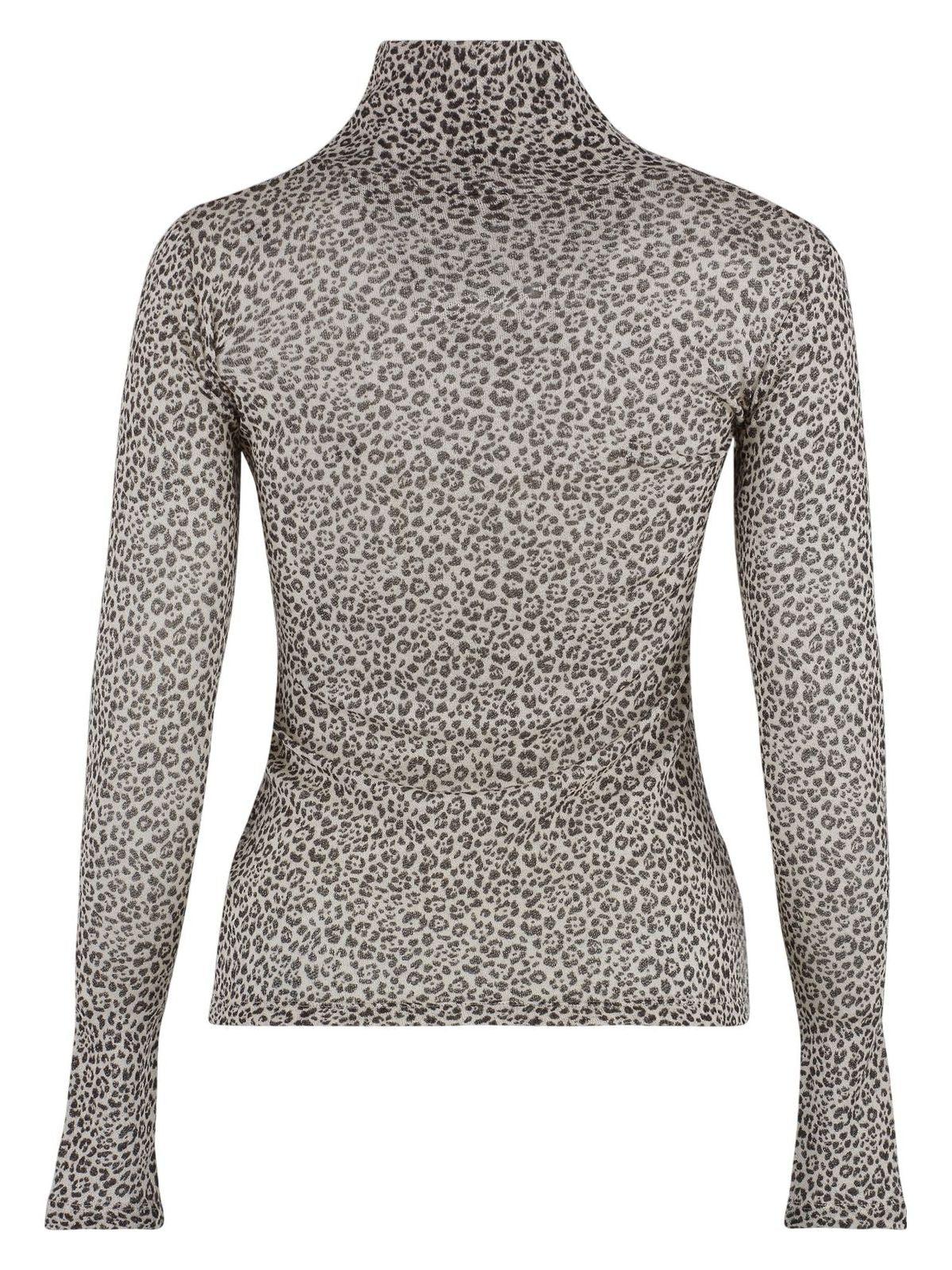 Saint Laurent Printed Wool Top