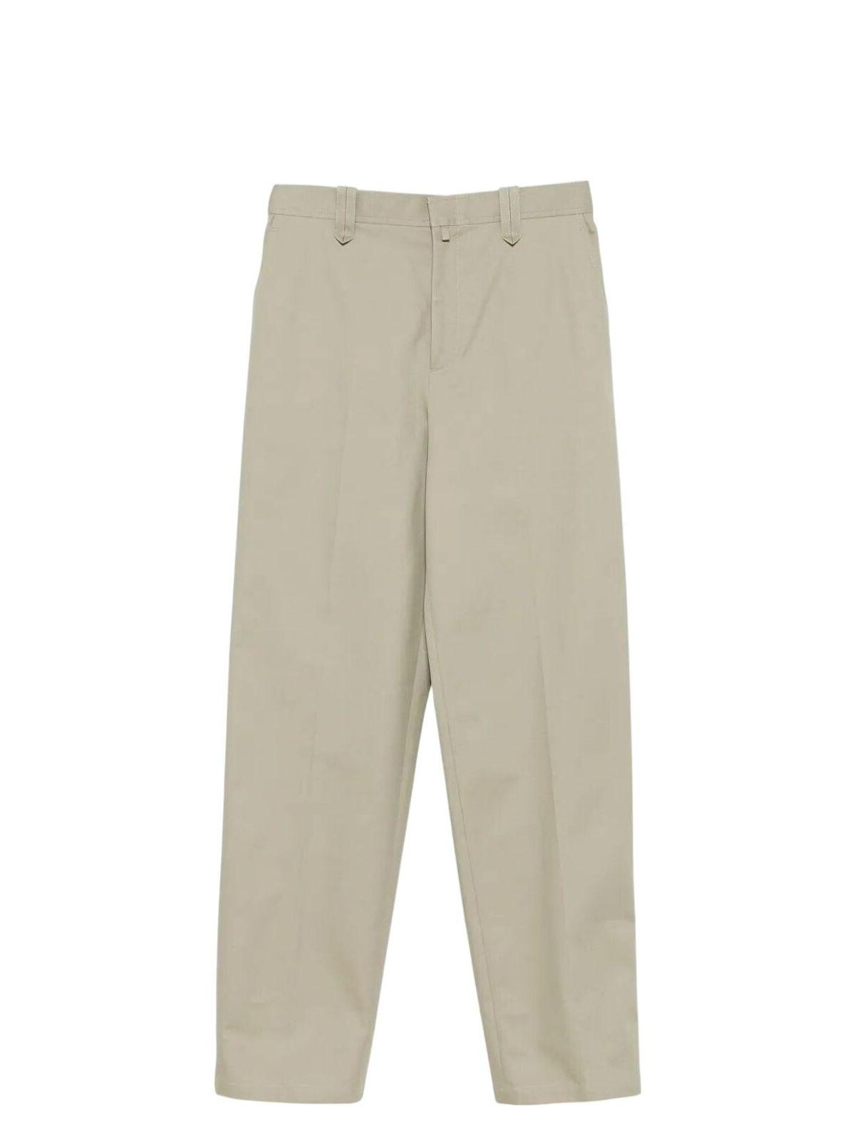 Lanvin Men's Chino Trousers in Nude & Neutrals