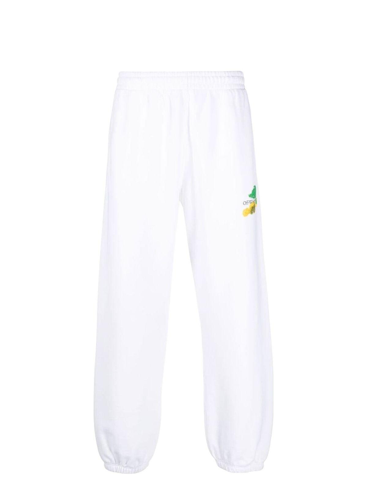 Off-White Cotton Joggers