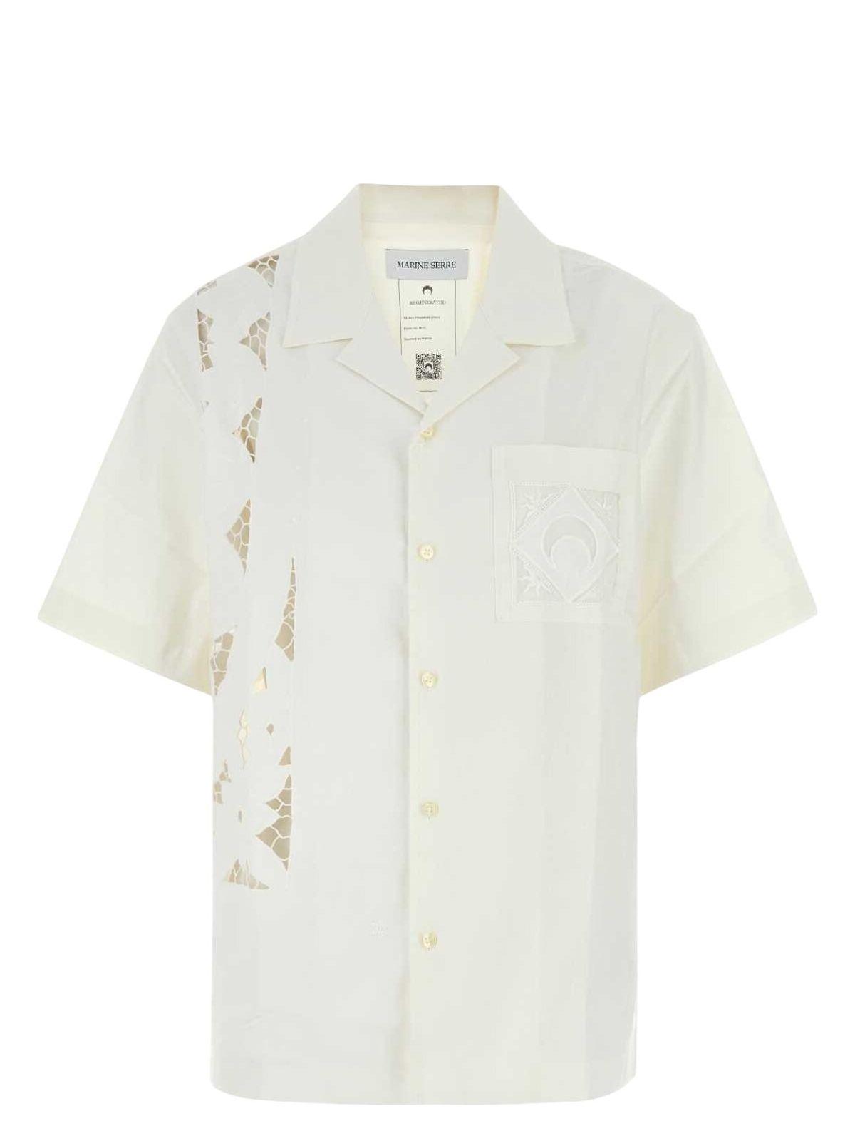 Marine Serre White Cotton Shirt