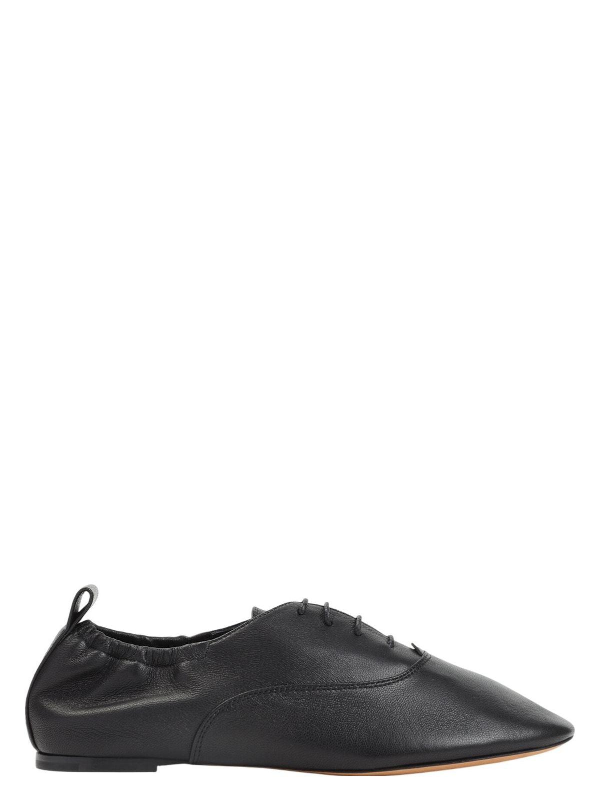 Lanvin Women's Laces Sandals and Lace Up Slipper Sandal in Black