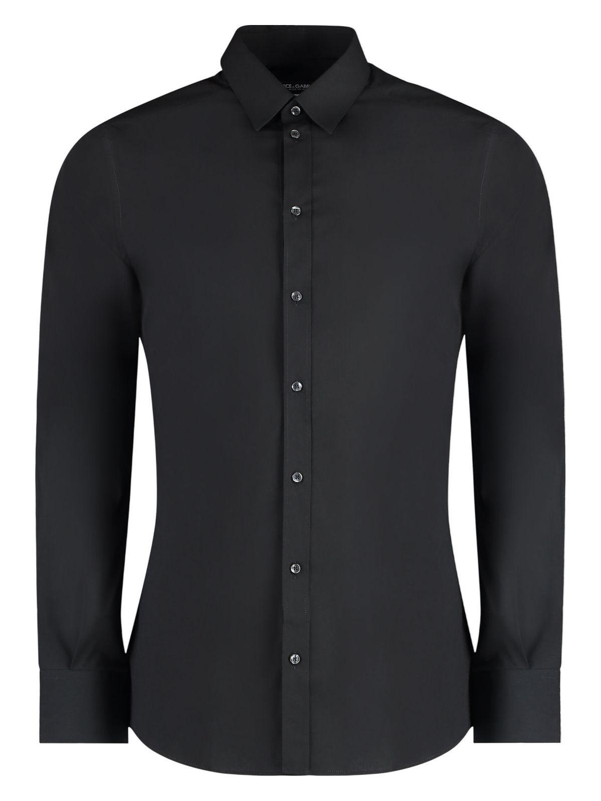 Dolce & Gabbana Men's Cotton Shirt in Black