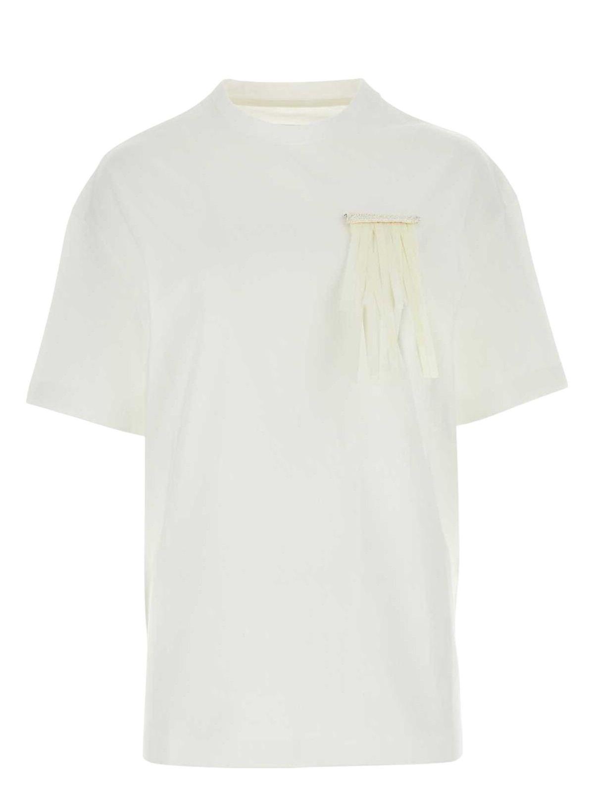 Jil Sander White Cotton T-shirt