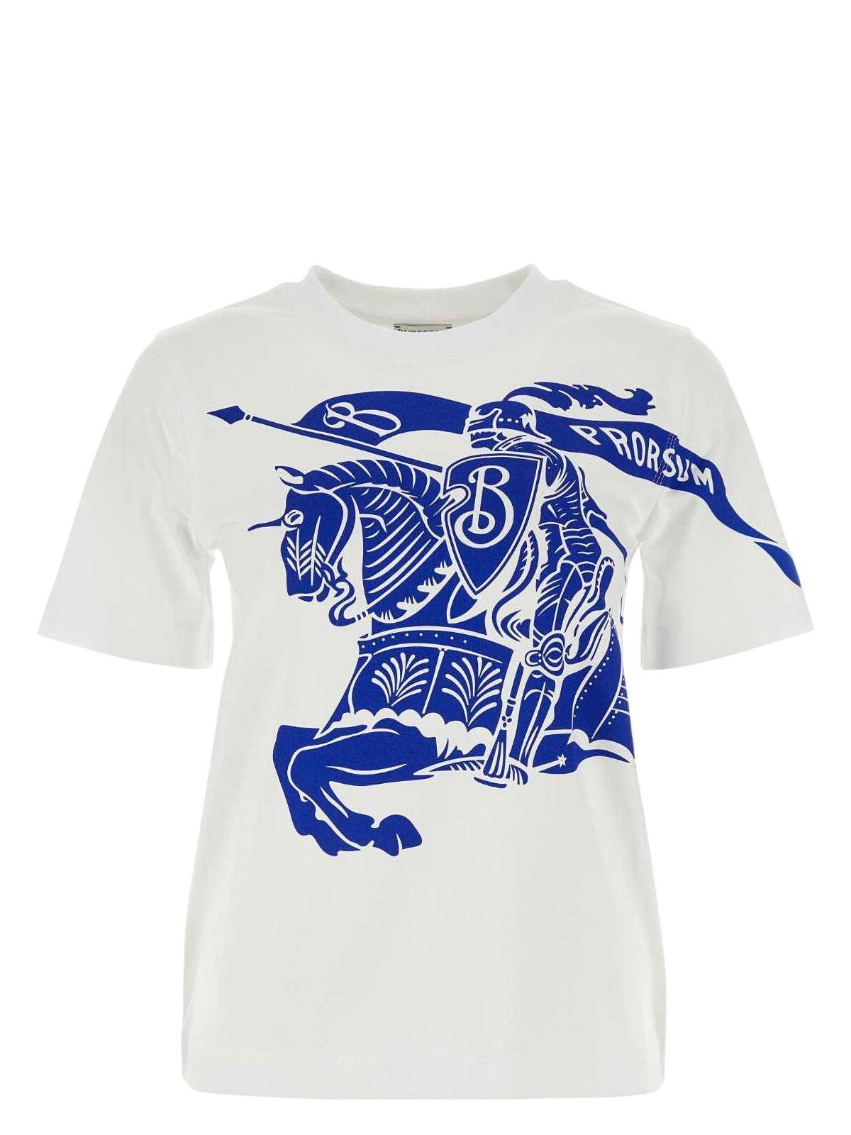 Burberry Women's Cotton T-Shirt in White