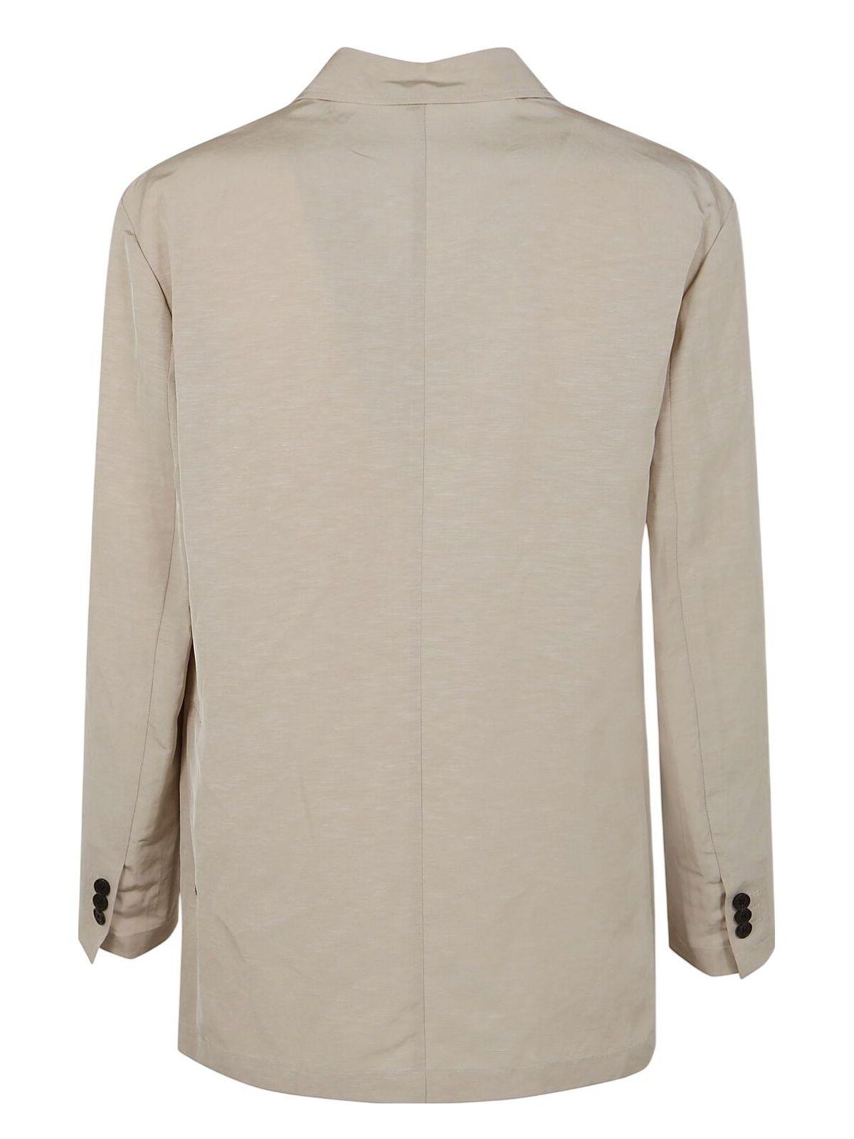 Emporio Armani Men's Double Breasted Blazer in Grey