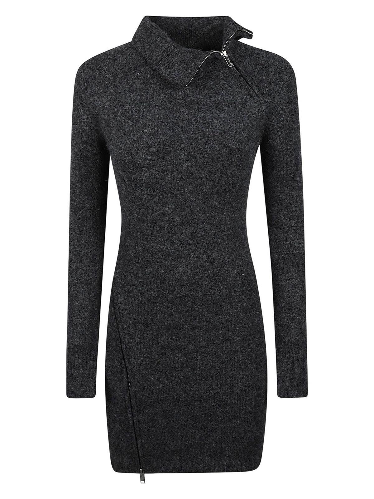 Isabel Marant Women's Luxurious Alpaca Blend Dress in Grey